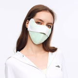 US Stock Sunscreen Face Mask UPF50+ Breathable Anti-UV Cover