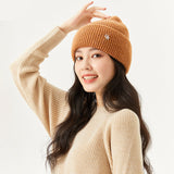 US Stock Women's Winter Heated Knit Hat
