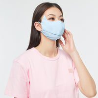 Women's Anti-UV Face Cover UPF50+ with Canthus Protective & Breathable Open Facemask
