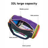 32L Seagull Bucket Bag Vibrant Color-blocked Carrying Bags Versatile Waterproof