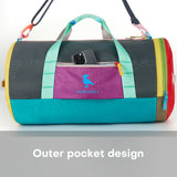 32L Seagull Bucket Bag Vibrant Color-blocked Carrying Bags Versatile Waterproof