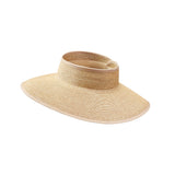 US Stock Wide Brim Straw Visor Hat Foldable Roll up Sun Beach Cap