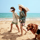Kid's Sun Visor Hat Dual-Sided UPF50+ Adjustable Roll Up Cap