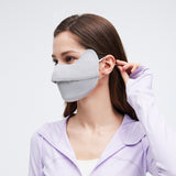 Sunscreen Face Cover Mouth-Opened UPF 50+ Breathable Outdoor Mask