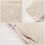 US Stock Camping Blanket 90% White Down Packable Soft Wearable Scarf