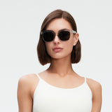 Retro Polarized Sunglasses UV400 Sun Glasses with Decorative Slot