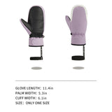 US Stock Ski Mittens for Women Skiing Warm Gloves Waterproof Snow Mitts