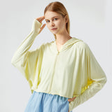 US Stock Women's Sun Protection Cloak Coats UPF50+