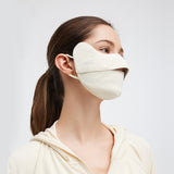 Sunscreen Face Cover Mouth-Opened UPF 50+ Breathable Outdoor Mask