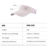 Sports Sun Visor UV Protection UPF2000+, Memory-Curved Brim for Tennis, Golf & Outdoor Activities