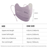 3D Sun Protection Face Mask Breathable UV-Protective UPF 50+