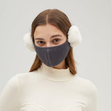 US Stock Women's Warm Mask Balaclava Face Cover with Earmuffs
