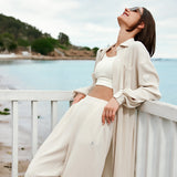 Women's Loose Pants Oversize Wide Leg Trousers UPF50+ Vacation Outfits
