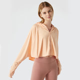 US Stock Women's Sun Protection Cloak Coats UPF50+