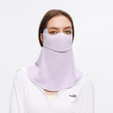 US Stock Sunscreen Neck Gaiter Face Cover UPF 50+ Mouth-Opened Breathable Mask