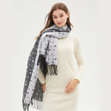 US Stock Winter Warm Scarf Soft Shawl Long Wrap Scarves