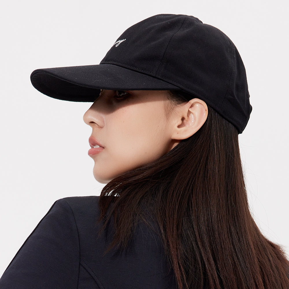 Fashion Unisex Baseball Cap Summer Classic Lightweight Wide Brim Trucker Hat UV Protection UPF 50 Adjustable Plain Cap Black At Women's Clothing Store