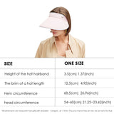 Foldable Sun Visor Hat Roll Up Cap – 270° UV Protection UPF2000+