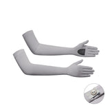 Women's Arm Sleeves Gloves Full Finger Empty Palm Touchscreen Sun Protection UPF50+