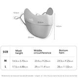 Sunscreen Face Cover 3D Patchwork UPF2000+ Protection Mask