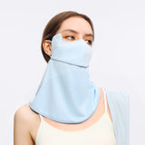 US Stock Sunscreen Neck Gaiter Face Cover UPF 50+ Mouth-Opened Breathable Mask