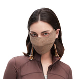 Warm Stylish Breathable Face Cover with Colorful Tassel