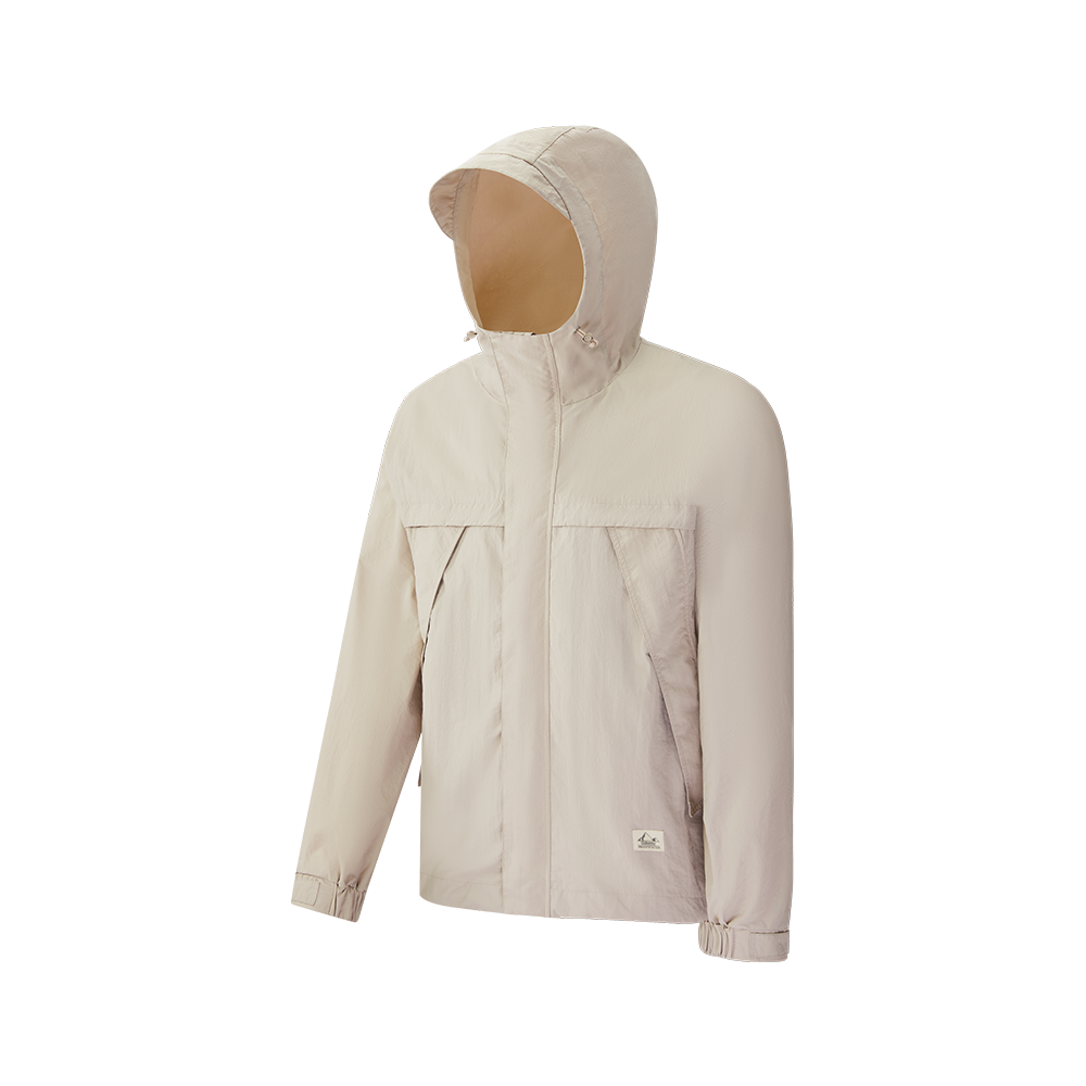 Unisex Outdoor Hooded Jackets for Women Men Loose Lightweight UPF 50+ Waterproof Outwear