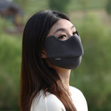 Winter Warm Face Cover Waffle Fabric Facemask Breathable Balaclava