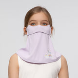 Kid's Sun Protection Face Cover Mask Breathable Neck Gaiter UPF 50+