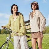 Women's Sun Protection Hoodie Lightweight Full-Body Coverage Jacket UPF300+