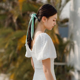 Women's Multifunctional Cooling Silk Satin Neckerchief Fashion Hair Scarf UPF50+