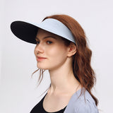 Unisex Sun Visor Hat Adjustable Sun Protection Cap UPF50+