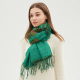 Women's Warm Scarf Cozy Shawl Soft Long Wrap for Fall Winter