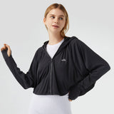 US Stock Women's Sun Protection Cloak Coats UPF50+