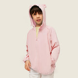 Kid's Sun Protection Hoodie Jackets with Pockets UPF 50+ for Aged 4-10 Boys Girls