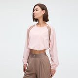 Unisex Long Sleeve Pullover UPF50+ Anti-Chlorine Fabric Loose Casual Tops