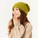 US Stock Women's Winter Heated Knit Hat