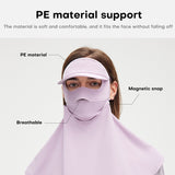 Multi-Function Sun Protection Face Shield with Cap Visor UPF50+
