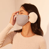 US Stock Women's Warm Mask Balaclava Face Cover with Earmuffs
