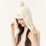 Winter Plush Bomber Hats with Earflaps Full Hood Ushanka Russian Hat