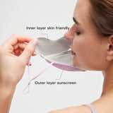 Sunscreen Face Cover 3D Patchwork UPF2000+ Protection Mask