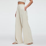 Women's Loose Pants Oversize Wide Leg Trousers UPF50+ Vacation Outfits