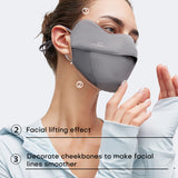 Sunscreen Face Cover 3D Patchwork UPF2000+ Protection Mask