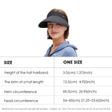 Foldable Sun Visor Hat Roll Up Cap – 270° UV Protection UPF2000+