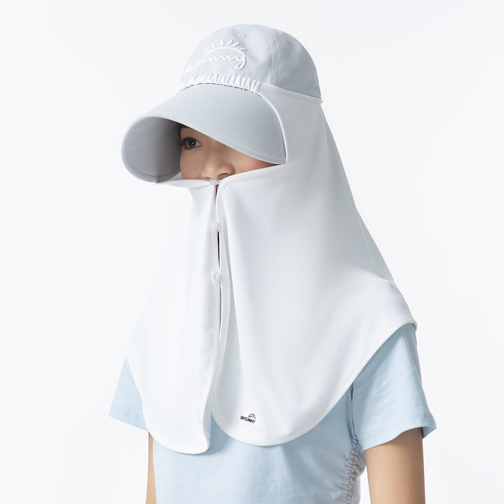 Unisex Sun Protection Hat Drape UPF 50+ Adjustable Neck Flap Face Cover for Baseball Cap