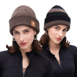 Reversible Warm Beanie Knit Skull Cap Double-Sided Wear Hat