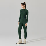 Skiing Thermal Underwear Set for Women Seamless Warm Base Layer Top & Bottom Long Johns for Cold Weather