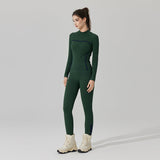 US Stock Skiing Thermal Underwear Set for Women Seamless Warm Base Layer Top & Bottom