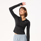 Women's Slim-Fit UPF50+ Sun Protection Hoodie Full-Coverage Jacket Coolchill Fabric, Lightweight