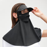 Multi-Function Sun Protection Face Shield with Cap Visor UPF50+